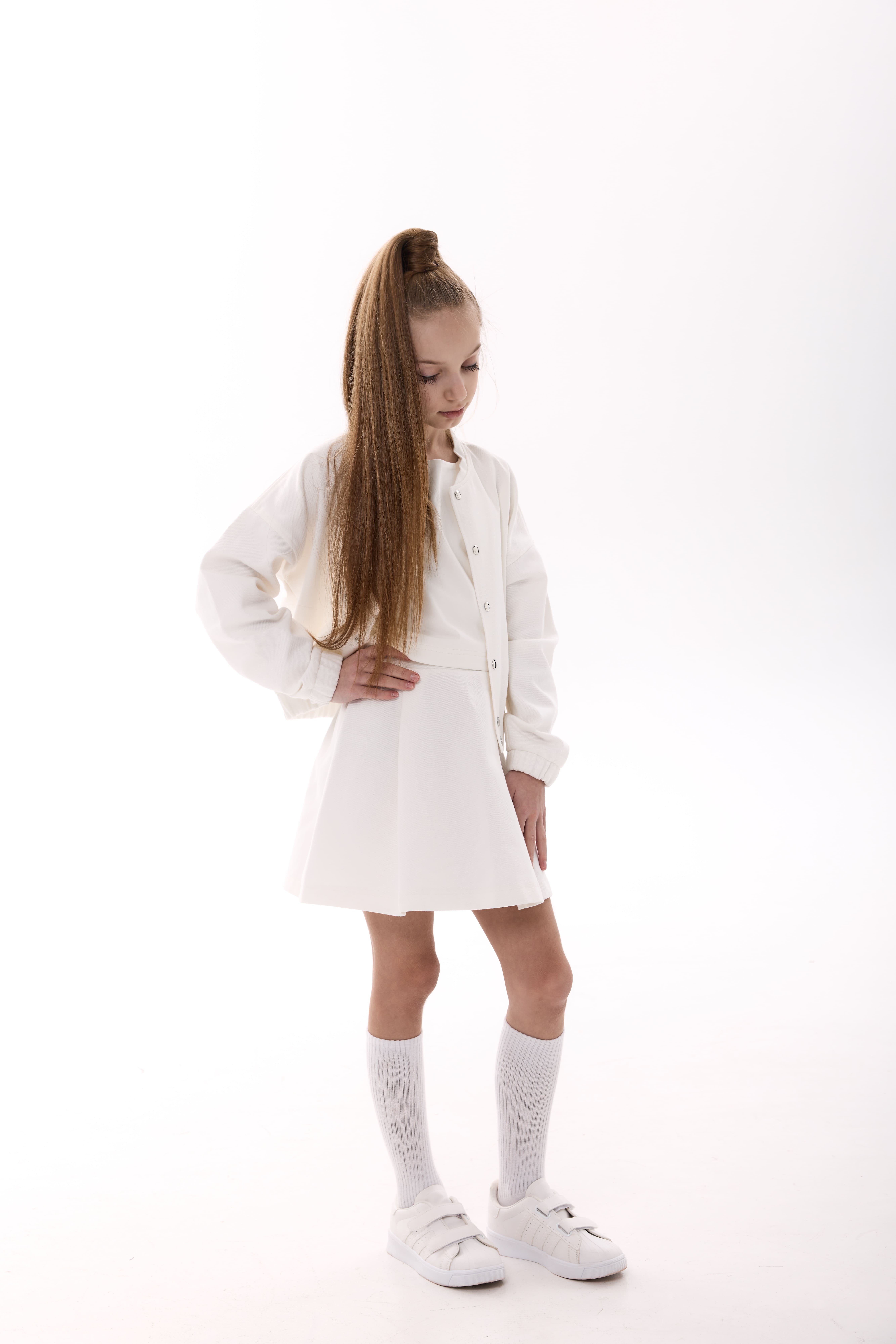 Костюм GIRL молочний 